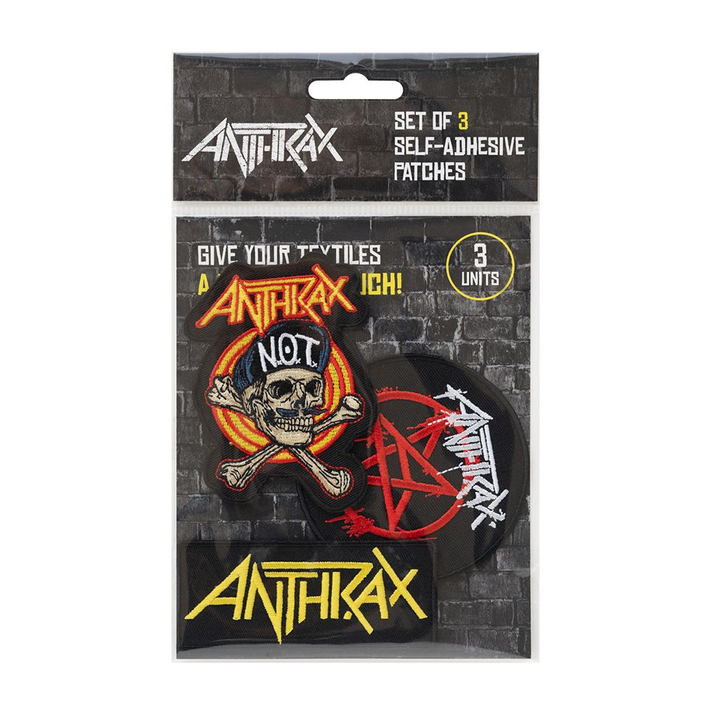 3 Patches Pack ANTHRAX