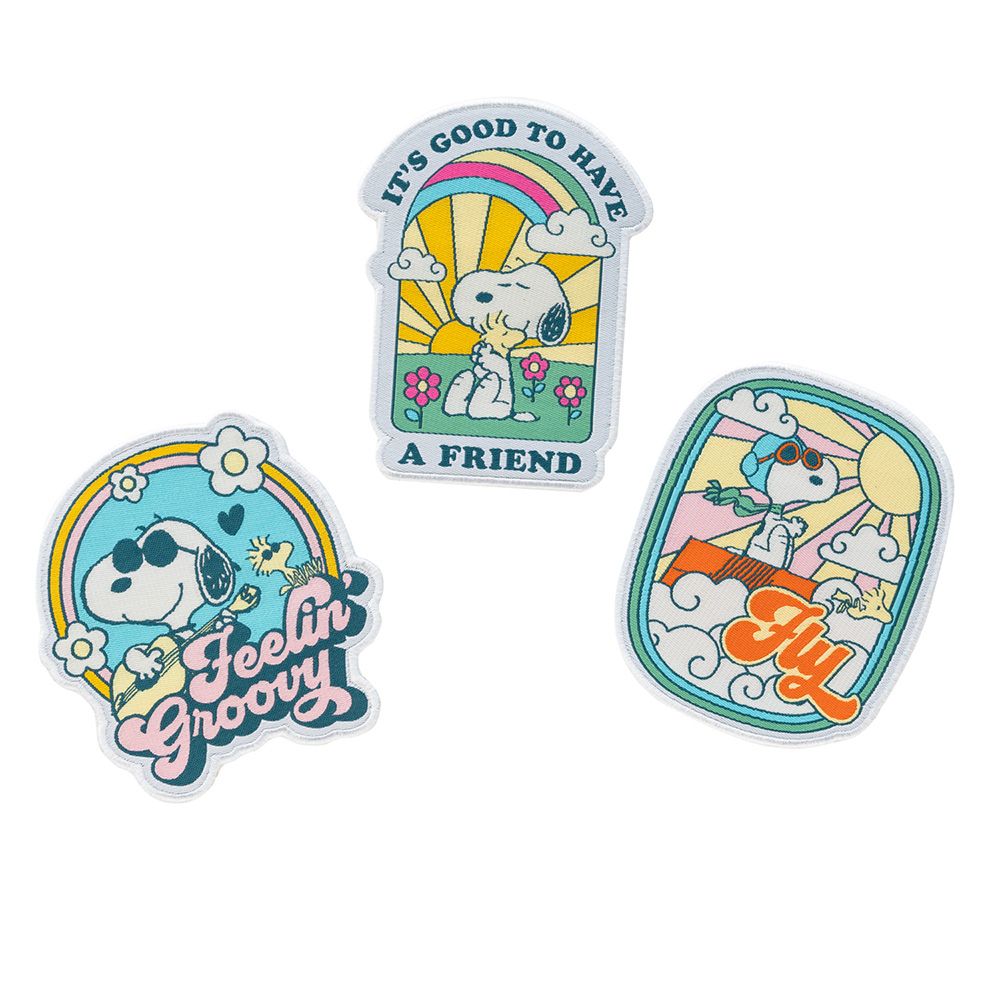 3 Patches Pack SNOOPY