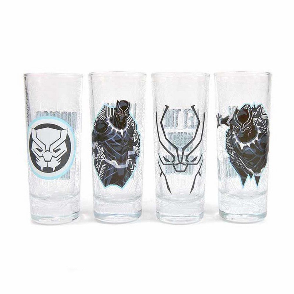 Σετ 4 Σφηνοπότηρα 100ml MARVEL Black Panther