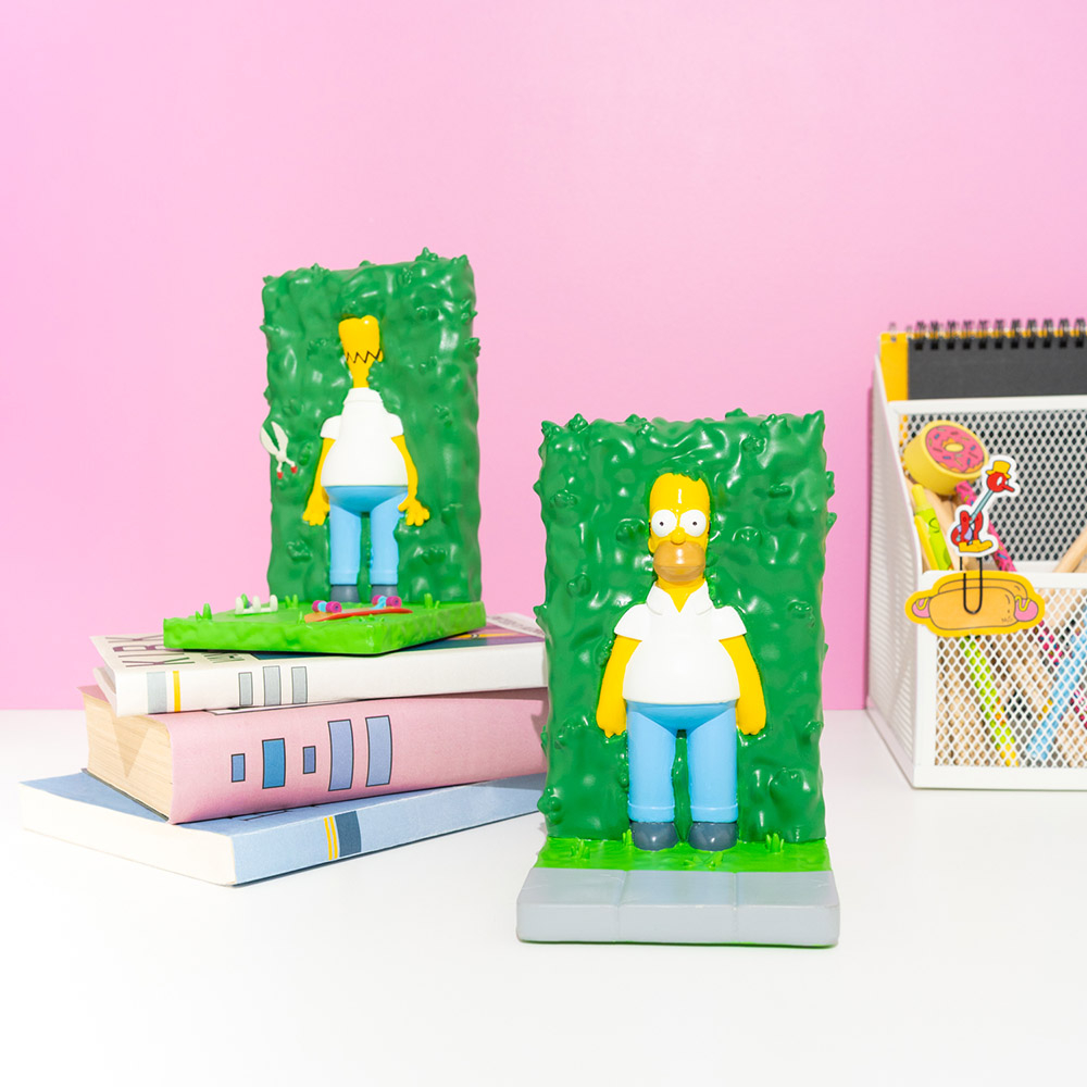 Σετ με 2 Βιβλιοστάτες 11εκ THE SIMPSONS Homer Bush