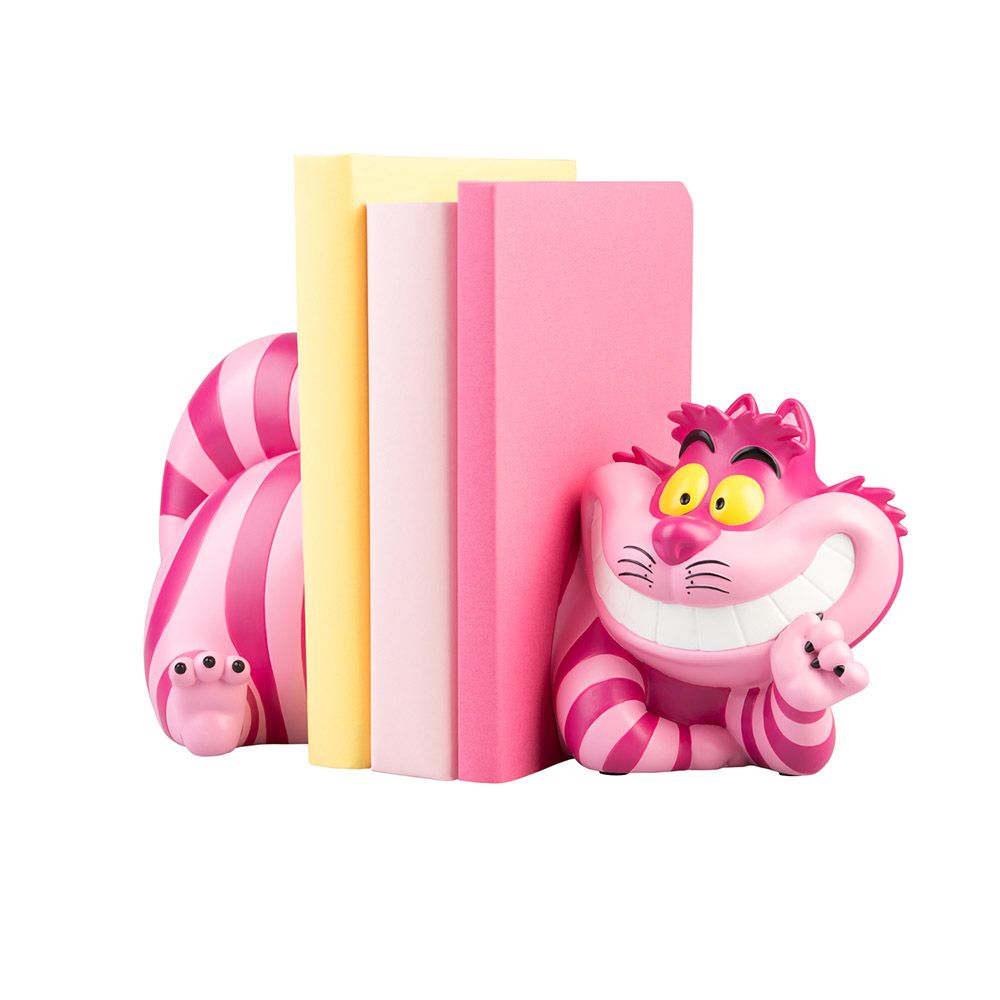 Set of 2 Resin Bookends DISNEY ALICE IN WONDERLAND CHESHIRE CAT
