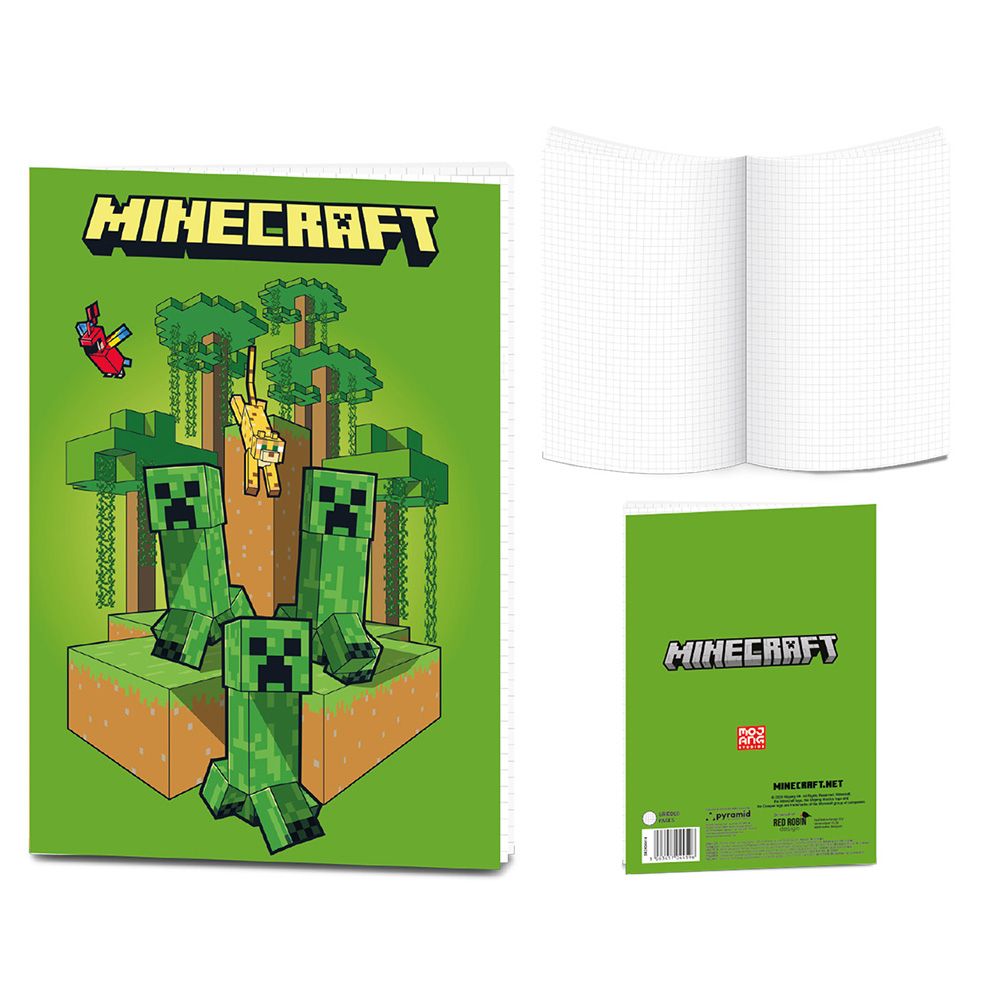 Notebook A5 MINECRAFT Creepers