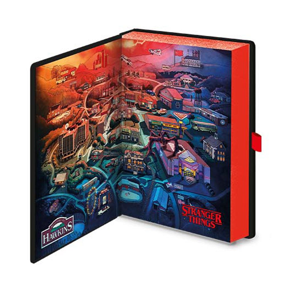 Notebook  25.5x21 STRANGER THINGS Upside Down