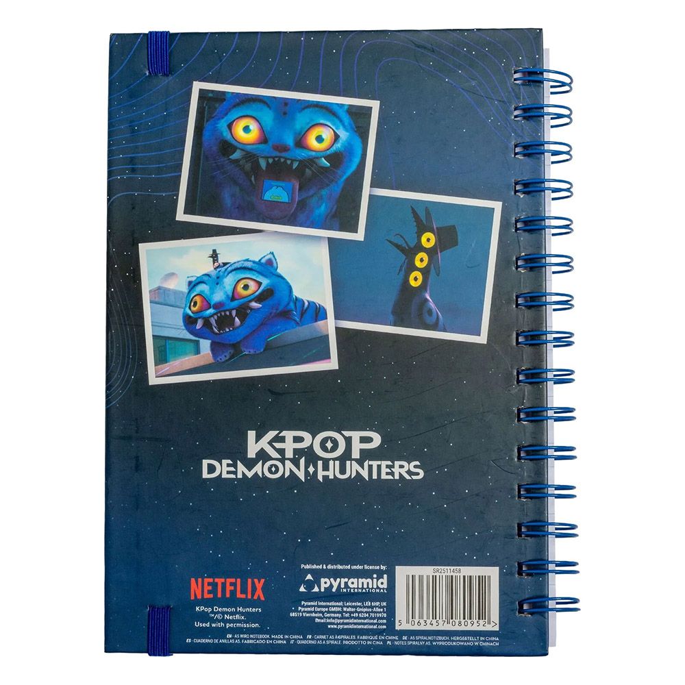 Τετράδιο Σπιράλ Α5 με Σκληρό Εξώφυλλο 3D K-POP DEMON HUNTERS Derpy