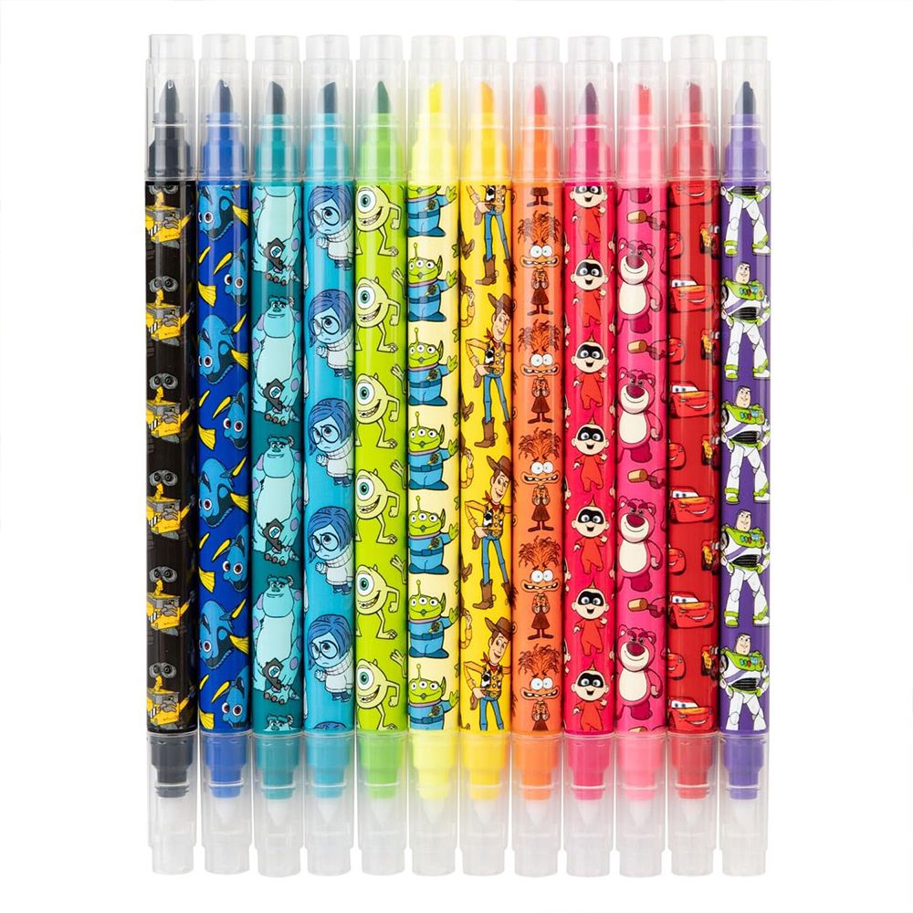 Erasable Markers in 12 Colors Set of 12 pieces DISNEY PIXAR