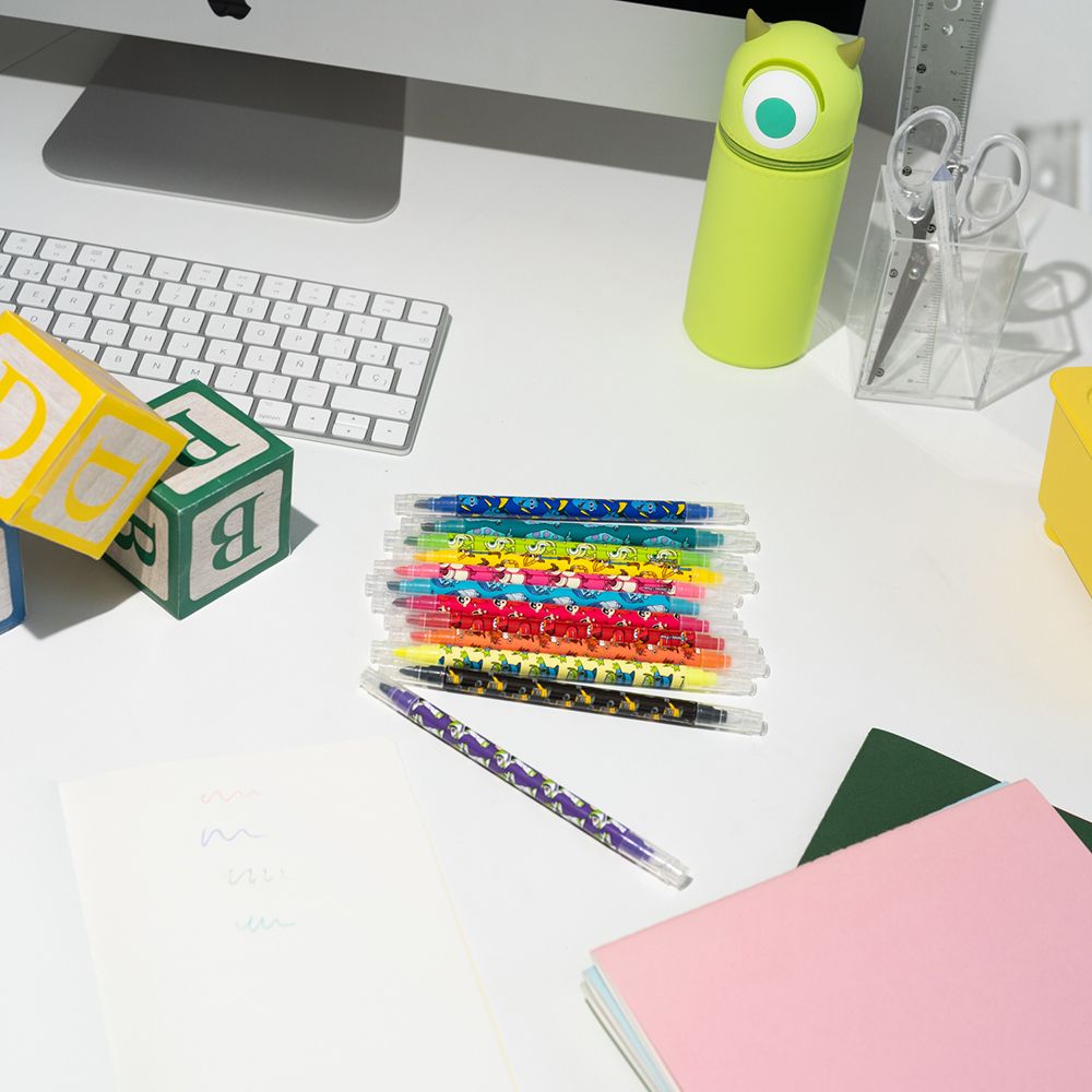 Erasable Markers in 12 Colors Set of 12 pieces DISNEY PIXAR