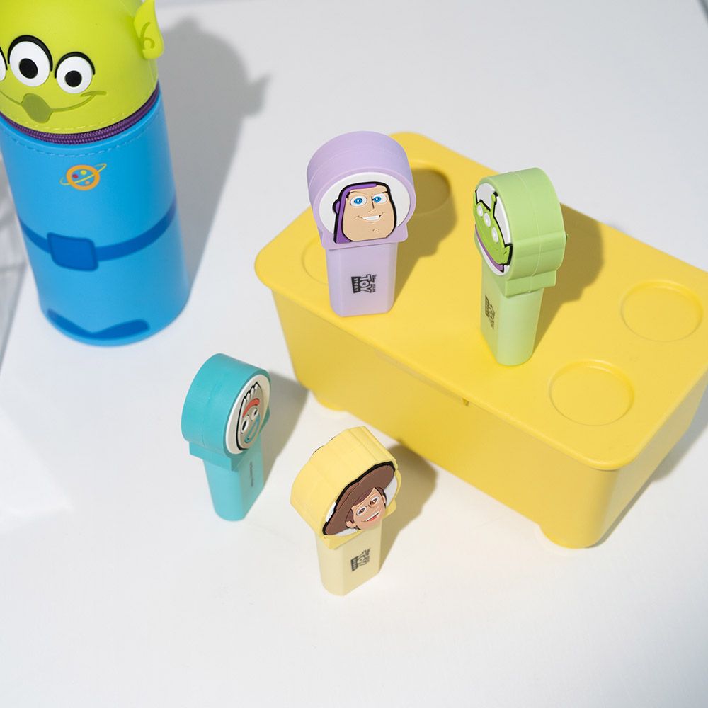 Σετ 4 Υπογραμμιστές (Highlighters) με 3D Topper DISNEY PIXAR TOY STORY