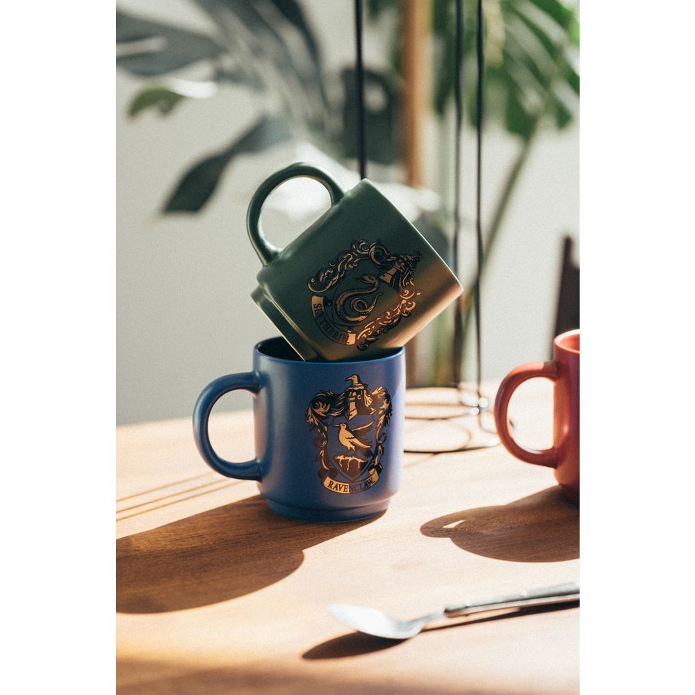 4 Mugs Set in Metallic Display HARRY POTTER
