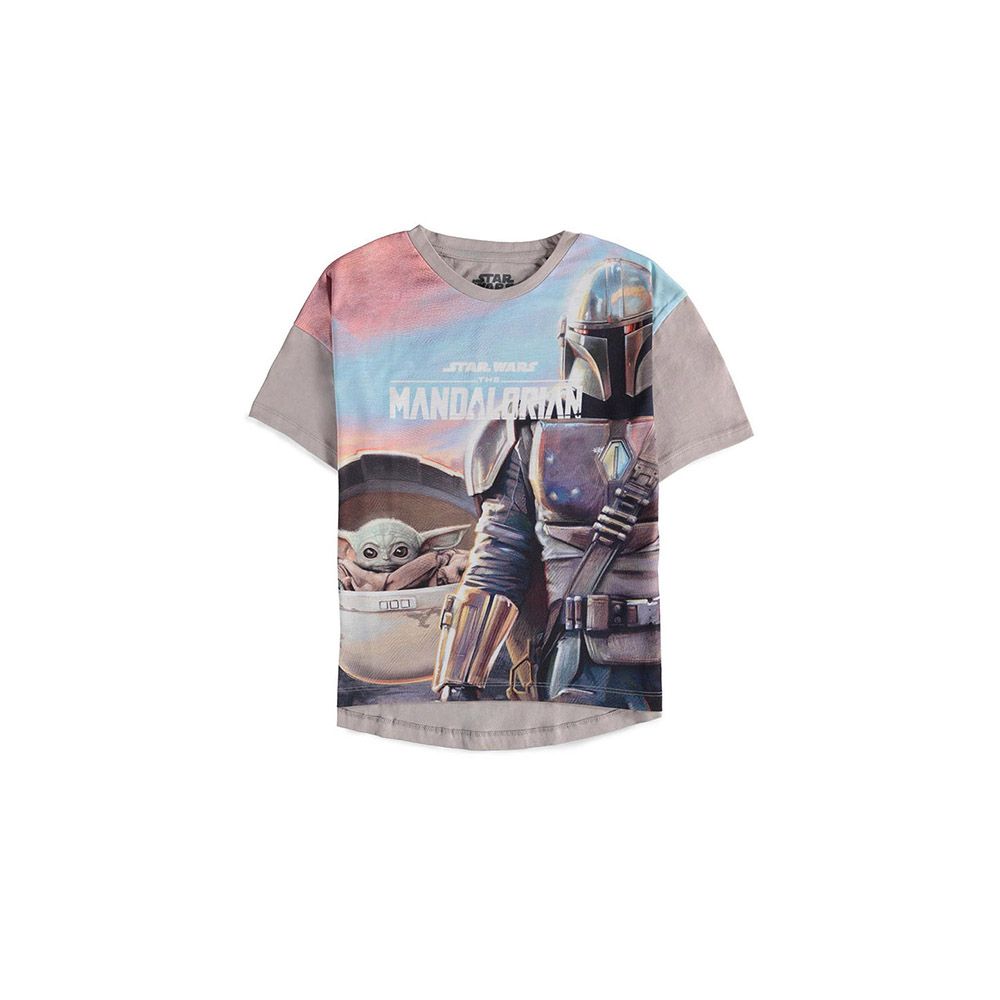 Girls' Long Dressed T-Shirt STAR WARS THE MANDALORIAN The Child