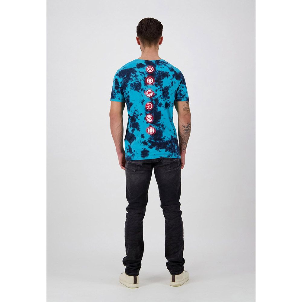 Men's Tie Dye T-Shirt MARVEL Icon