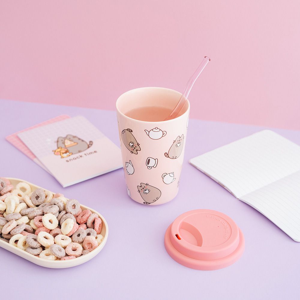 Ceramic Travel Mug 400ml PUSHEEN Moments Collection